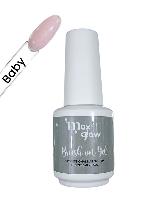 [ML1433(BABY)] BRUSH ON GEL MAX GLOW BABY 15ml.