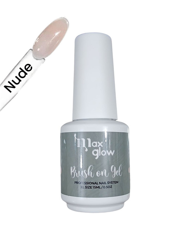 [ML1433(NUDE)] BRUSH ON GEL MAX GLOW NUDE 15ml.