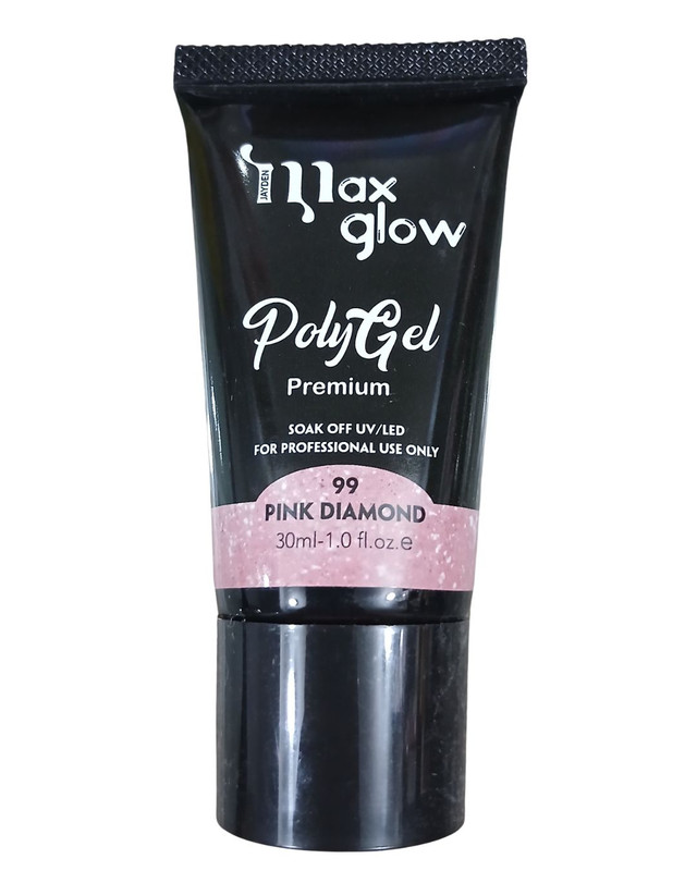 [ML1576(99PINKDIAMOND)] POLY GEL MAXGLOW PREMIUM 99 PINK DIAMOND cont.30ml