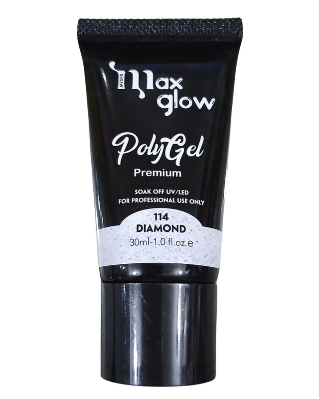 [ML1576(114DIAMOND)] POLY GEL MAXGLOW PREMIUM 114 DIAMOND cont.30ml