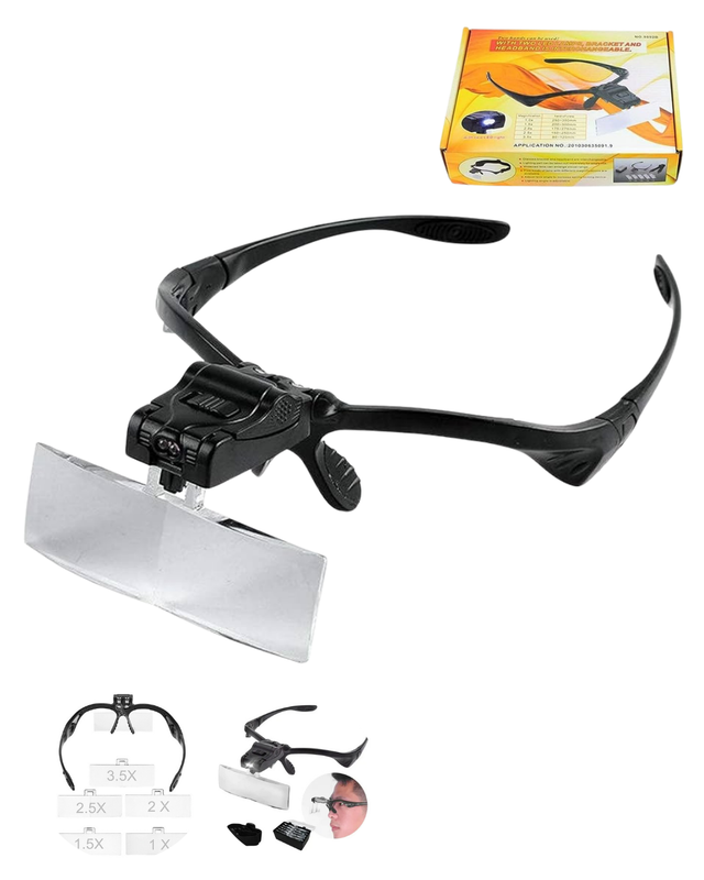 [TF0440] LENTE OPTIVISOR LENTE LUPA CON LINTERNA  XIN XIANG (TF0440)