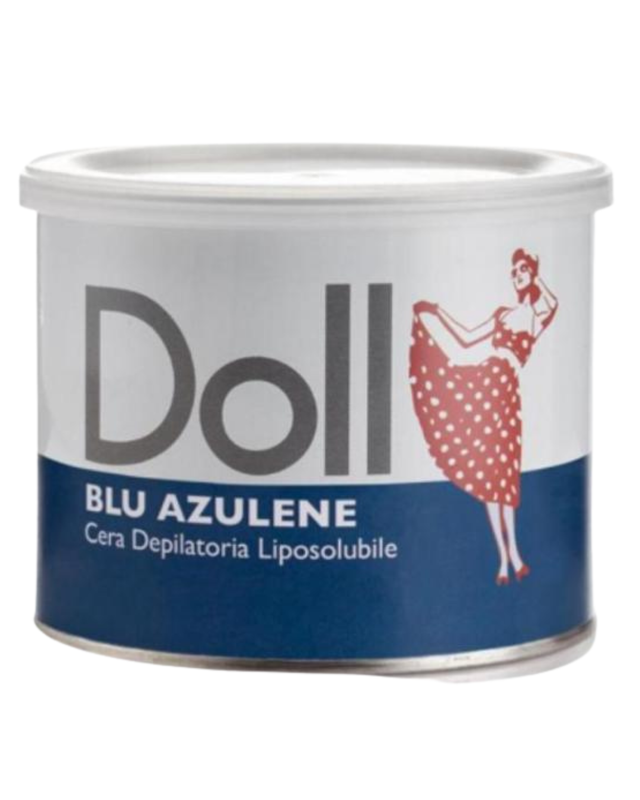 [8019622117340] CERA DEPILATORIA MARCA DOLL,  BLU AZULENE LIPOSOLUBLE (7340)