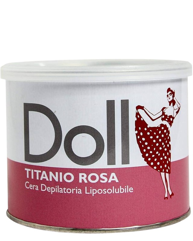 [8019622117012] CERA DEPILATORIA MARCA DOLL,  TITANIO ROSA LIPOSOLUBLE (7012)