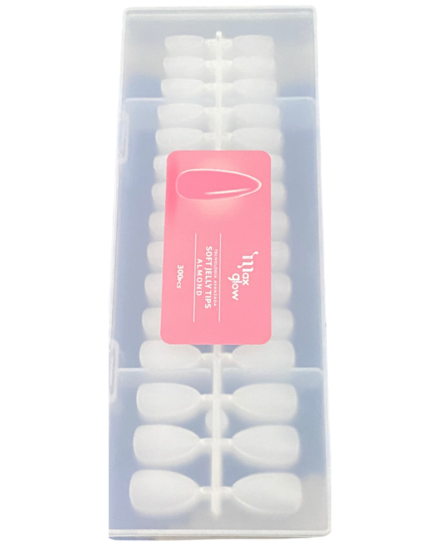 [ML1244] UÑAS JELLY ALMOND X300 TEC AVANZADA MAX GLOW (ML1244)