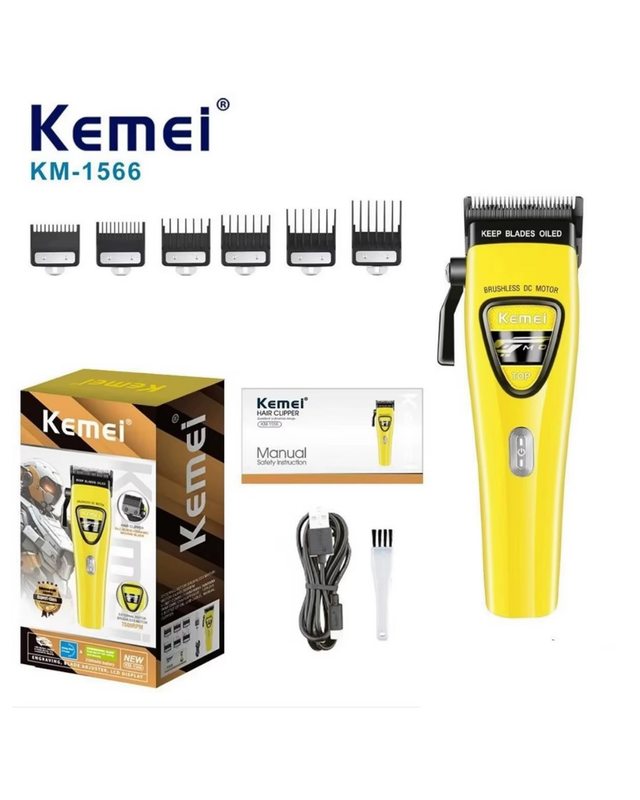 [6955549315662] AFEITADORDA INALAMBRICA KEMEI MODELO (KM-1566)