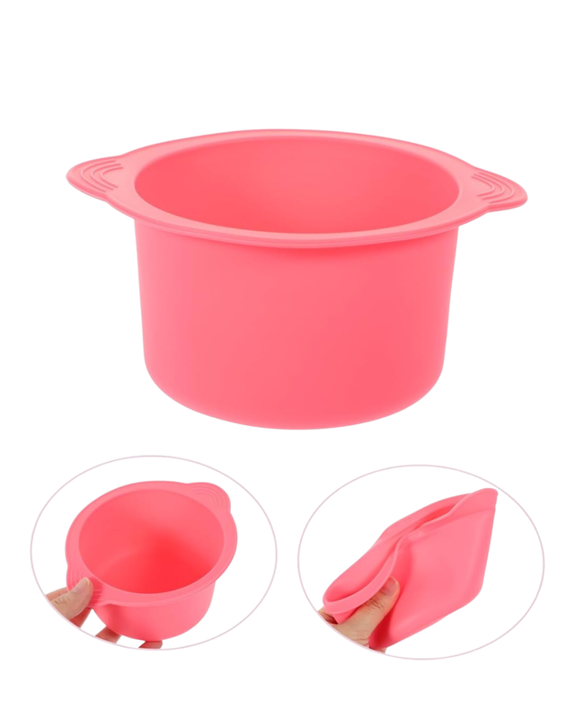[MY063] ENVASE DE SILICONA PARA CERA (MY063)