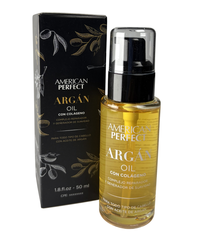 [7592566006372] ARGAR OIL CON COLAGENO 50ml  AMERICAN PERFECT (6372)
