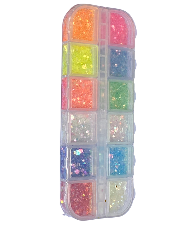 [NAILLE0035] PASTILLERO DE FLAKES ESCARCHA01, COLORES  (NAILLE0035)