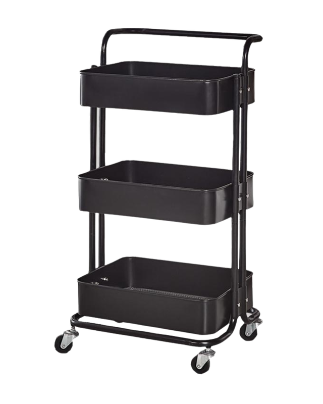[ML1388] Carrito organizador 3 niveles metal