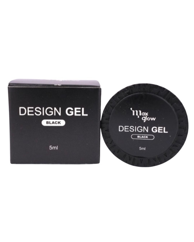 [ML2055(BLACK)] DECO GEL DESIGN GEL MAX GLOW BLACK (ML2055)