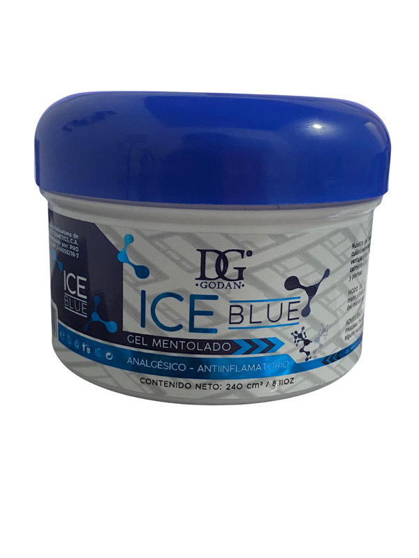 [726529157901] GEL MENTOLADO DG GODAN ICE BLUE analgesico-antiinflamatorio cont.240ml