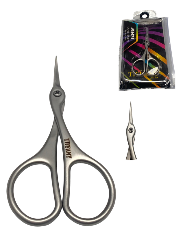 [6901896027703] TIJERA MANICURA RUSA FORMA DE CISNE TIFFANY PRO 4G (7703)