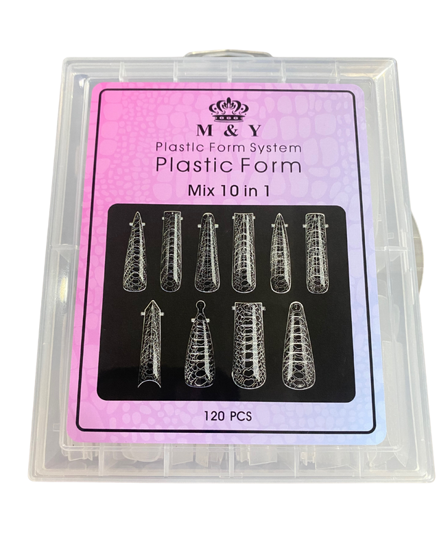 [MY053] MOLDE PARA SISTEMAS DE UÑAS MIX 10 IN 1120PCS M&Y