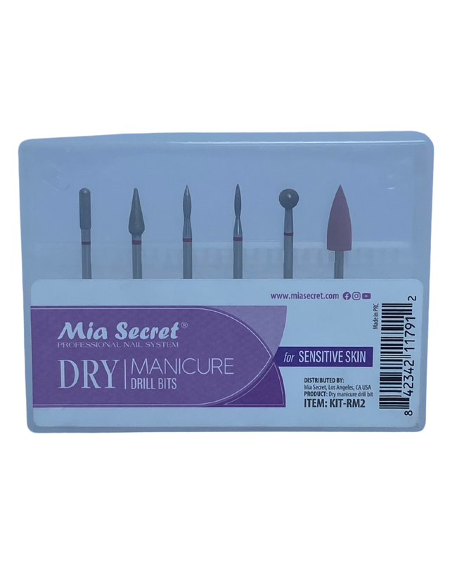 [842342117912] KIT DE BROCAS 6 PUNTAS MIA SECRET DRY Manicure drill bits ¨ PIEN SENSIBLE¨