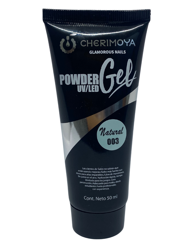 [7805250050033] POWDER GEL UV-LED  CHERIMOYA TONO #003NATURAL cont.50ml
