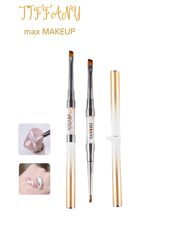 [TF2024] PINCEL DOBLE PUNTA #1 nail brush TIFFANY