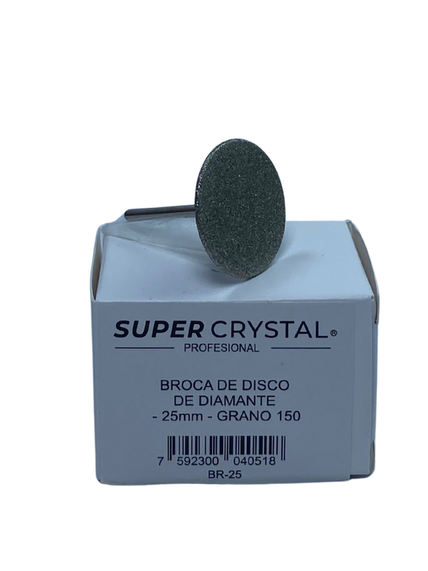 [7592300040518] Broca , Disco de Diamante 25mm GRANO 150  SUPER CRYSTAL