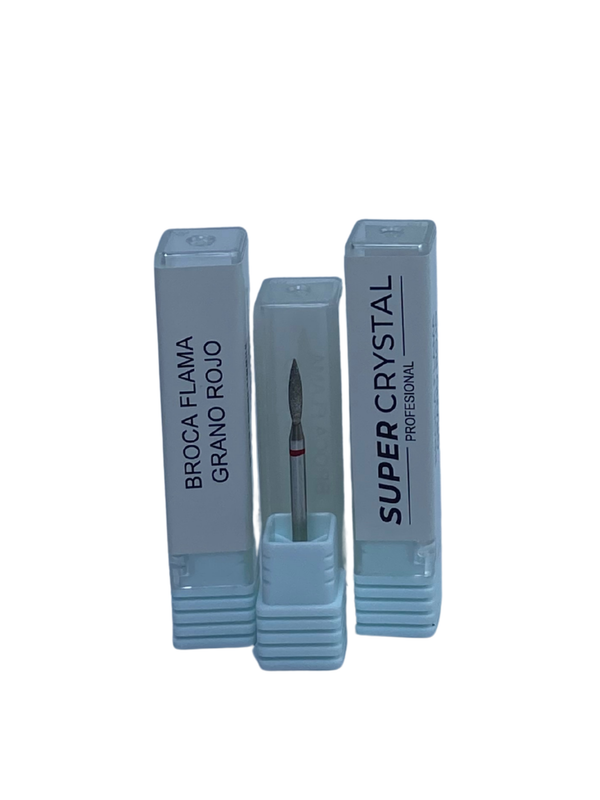 [7592300037228] Broca Flama Grano Rojo  SUPER CRYSTAL