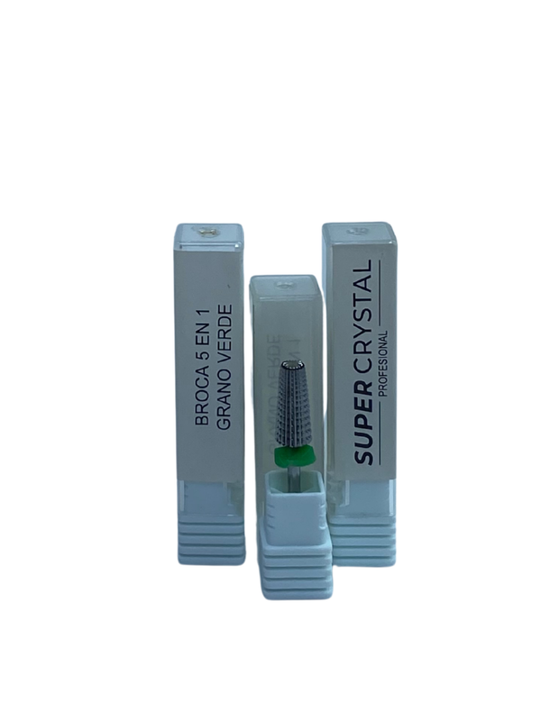 [7592300036931] Broca 5 EN1  Grano Verde   SUPER CRYSTAL