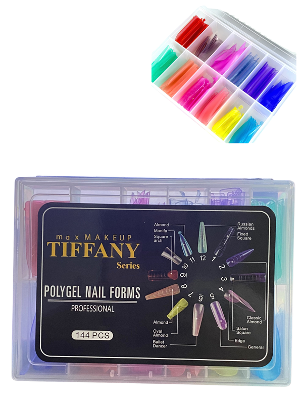 [TF2032] MOLDE DUAL TIFFANY COLORES MIXTOS 144PCS