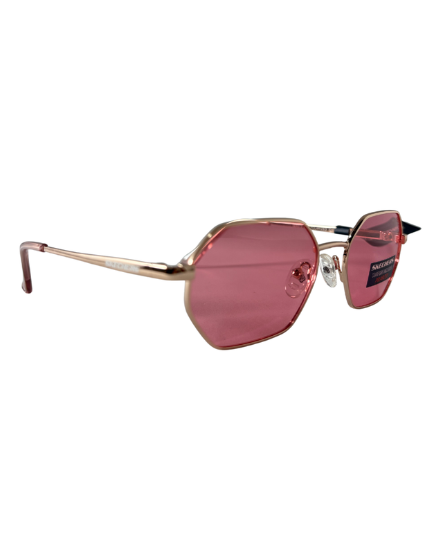 [SE6273] SKECHERS SUNGASSES SHINY ROSE GOLD/BROWN (SE6273)