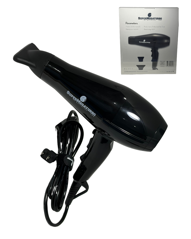[6756695485236] SECADOR  SUPERMEGATURBO SUPER-5200W NEGRO BELLALISS (5236)
