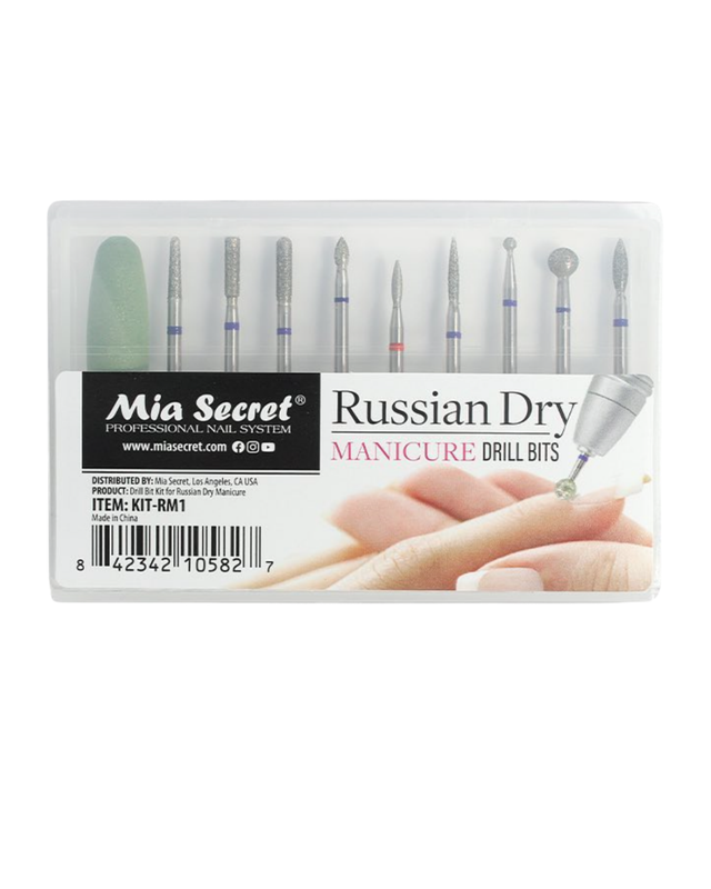 [842342105827] KIT PUNTA DRILL MANCURA RUSA 10PUNTAS MIA SECRET (5827)