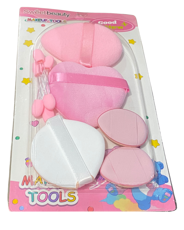 [ML1939(ROSADO)] BORLAS C/APLICADORBSWEET BEAUTY BX-4364(ROSADO)