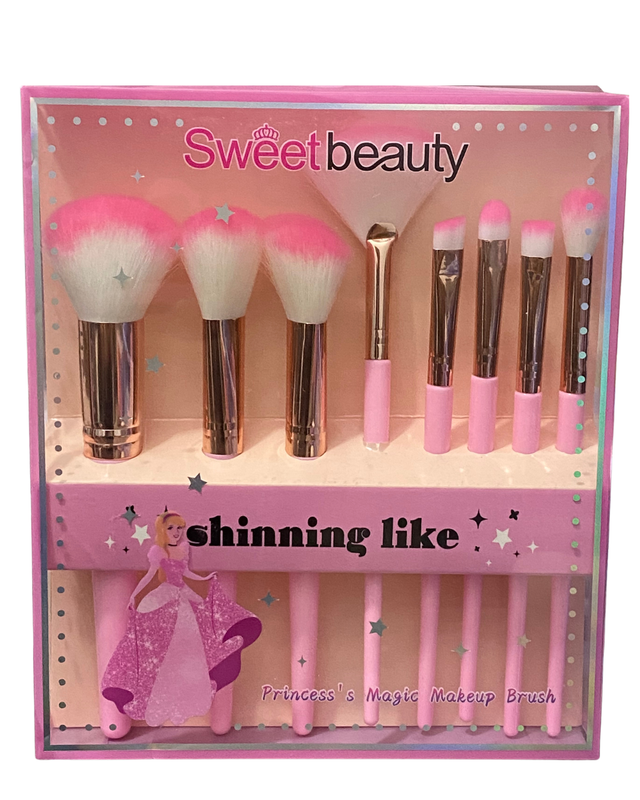 [ML2000(ROSA)] BROCHA MAQUILLAJE SWEET BEAUTY SZ-1679 (ROSA)