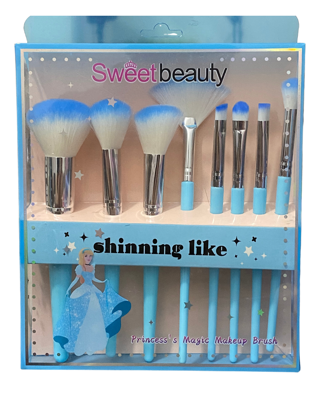 [ML2000(AZUL)] BROCHA MAQUILLAJE SWEET BEAUTY SZ-1679(AZUL)